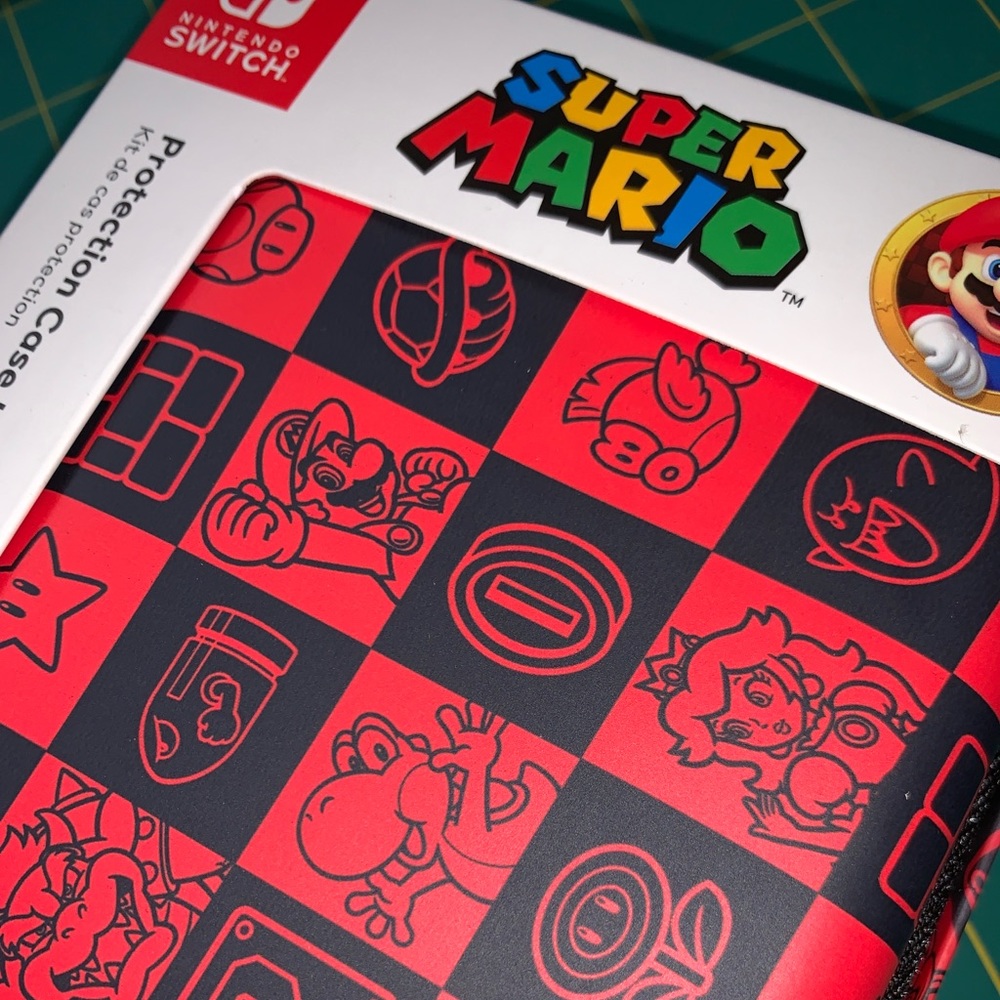 NEW! PowerA Super Mario Protection Case Kit for Nintendo Switch Lite